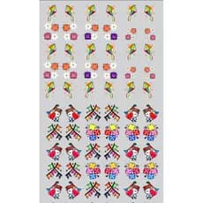 60 Adesivo De Unha 3d Festa Junina- Exclusivos Linda Nail Arte Autocolante Nova Tecnologia HD 3D 47