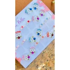 10 Pares Joias de Unhas Luxo, adesivos de unha, decoração de unha C27