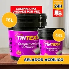 Selador Acrílico De Parede Branco 16L ou 3,6L Tintexx