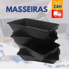 Caixa Plastica de Massa Masseira 20 Litros Multiuso Pedreiro Obra Construção Cimento