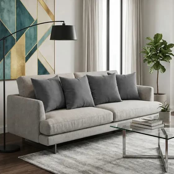 Kit 04 Almofadas Decorativas Suede Macias Premium 45x45 (Sem enchimento)
