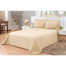 Cobre Leito Kit 3 Peças Matelado Casal Queen King Toque Algodão