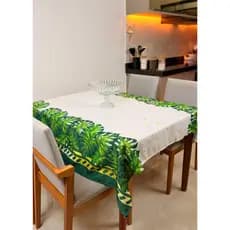 Toalha de Mesa Estampada 6 Lugares 2,20 x 1,40 cm Oxford, Excelente caimento