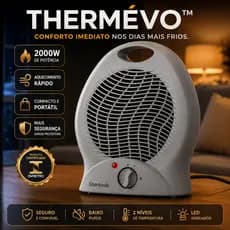 Aquecedor Eletrico Portatil 2000W 220V Design Moderno Potente Economia Energia