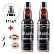 Kit 2 Pro Minoxi Advanced + Escovinhas Estimuladoras Gran Cosmética 120ml Original