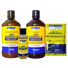 Kit Monovit A 500ml + Sachê Pro Thess Fortalecimento e Crescimento Acelerado Para os Cabelos