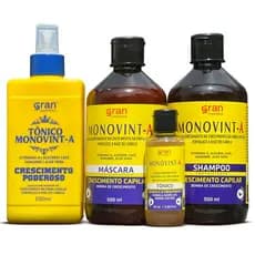 Kit Monovint-A Gran Cosmética + Tônico Poderoso Para Fortalecimento e Crescimento
