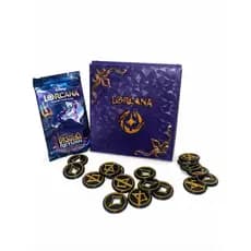 Box Organizadora Lorcana TCG + 105 Tokens Impressão 3D Tampa Magnética Acessório Premium