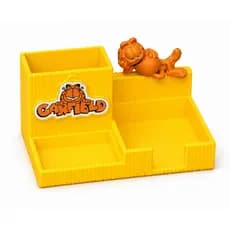 Porta Post-it Garfield Organizador de Mesa 3D Porta Bloco de Notas Escritório Decoração Presente