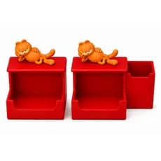 Porta Post-it Garfield em Impressão 3D | Organizador de Mesa | Modelo Simples e com Porta-Canetas | Diversas Cores