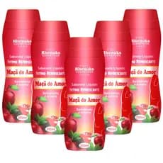Kit 5 Sabonete Íntimo Feminino Maçã do Amor 200ML - Rhenuks Cosméticos