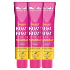Kit 3 Gel Bumbum Premium Firmador Barriga/ Coxas/ Abdômen /Empina Bumbum 150g cada