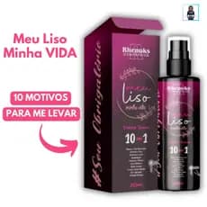Spray Protetor Térmico 10 em 1 Capilar Meu Liso Minha Vida AntiFRIZZ 200ml Rhenuks