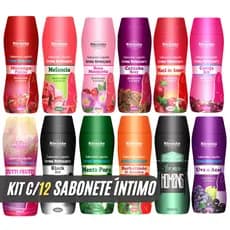 Kit 12 Sabonete Liquido Íntimo Refrescante 200ml cada ATACADO REVENDA