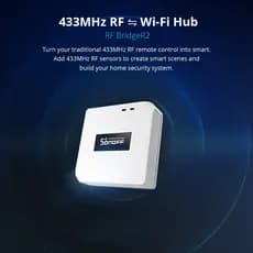 SONOFF Ponte RF R2 433 Mhz Inteligente Gateway APP Controle Remoto Sem Fio De Casa DIY Temporizador , Funciona Com Alexa Inicial Do Google