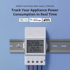Sonoff Pow Elite 16A/20A WiFi Controlador De Interruptor De Medição Do Monitor De Consumo De Energia Em Tempo Real eWelink APP Para Casa Inteligente