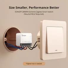 SONOFF ZBMINIR2 Extremo Zigbee Interruptor Inteligente Desanexar Relé Externo Controle Remoto via eWeLink Suporte ZBBridge-U Gateway