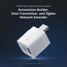 SONOFF ZBMicro Zigbee Micro USB Adaptador Inteligente De Carga Rápida EFR32MG21 Ampla Cobertura De Transmissão De Voz eWeLink Alexa Google