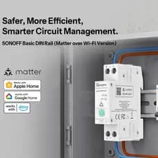 SONOFF BASIC-1GSP 1P DIN Rail WiFi Smart Switch 32A Interruptor De Relé Inteligente Com Aplicativo eWeLink Para Casa DIY