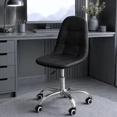 Cadeira Office Eiffel Botonê Base Giratória Preto