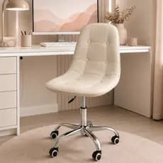 Cadeira Office Eiffel Botonê Base Giratória Nude