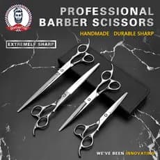 Spot Alemanha 6 * 7 * 8 * 9 Polegada Tesoura De Cabeleireiro Corte De Cabelo Prata Aço Inoxidável-Elita Salão Barbeiro S