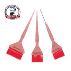 3 Especificações Escova De Tingimento De Cabelo Pincel Salão De Beleza 7 Cm De Largura Esfoliante De Cristal Escolha Dom