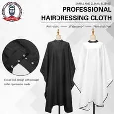 Barbertop Pano De Corte De Cabelo Salão De Beleza À Prova Dwaterproof Água Barbeiro Capa Branca Cabeleireiro Avental Ves