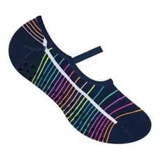 Kit 4 Meias Sapatilhas Antiderrapante Yoga Pilates Selene