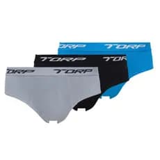 Kit 3 Cueca Slip Algodão Infantil Juvenil Torp 7204