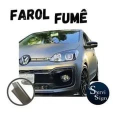 Pelicula Adesivo Fume Claro Farollanterna  1mtx0,35cm