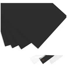Placa De Ps Poliestireno Cor Preta Tamanho 2x1 Psai 2 Mm