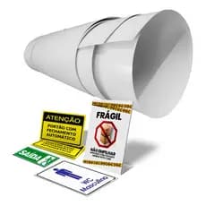 4 Chapa Ps Branco 1mm 2x1 Comunicacao Visual Placas