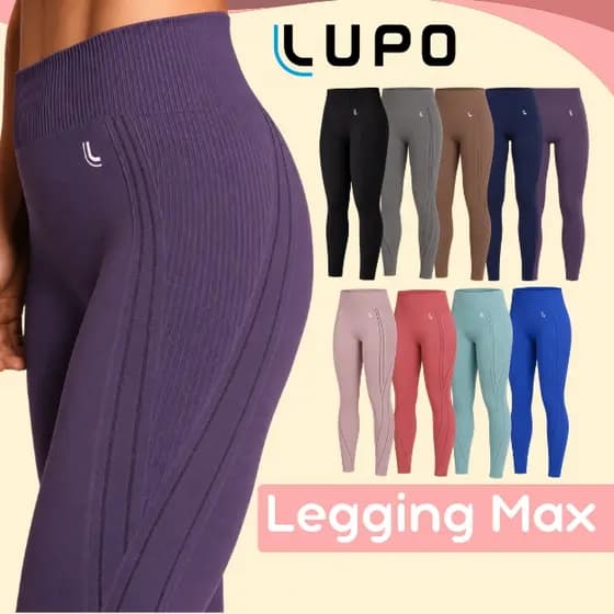 Calça Legging Max Lupo Academia Sem Transparência Original Treino Fitness