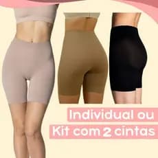 Cinta Modeladora Lupo Alta Compressão Modela Cintura e Levanta o Bumbum Comprime a Barriga