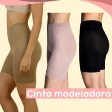 Cinta Short Modelador Lupo Feminina Kit Levanta Bumbum Comprime Reduz Culote