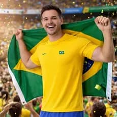 Camiseta Masculina Amarela Brasil Copa do Mundo 2026 Dry Elite Fitness Academia Treino