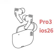 Fone De Ouvido Bluetooth Sem Fio Airs Pro 3  Super Bass Headset Com Cancelamento De Ruído ANC