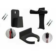 Kit Suporte para Escova Secadora + Secador de Cabelo + Chapinha