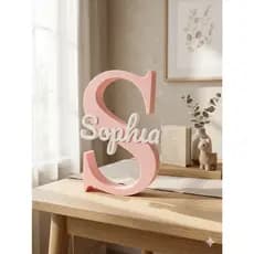 Letreiro decorativo com nome em 3d - varias cores