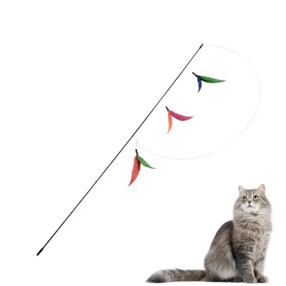 Brinquedo Gatos Pet Games Flying Cat- Varinha Brinquedo Gato