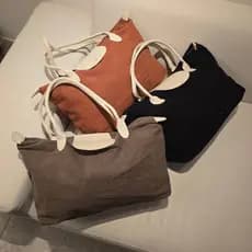 Bolsa Feminina De Ombro Veludo Estilosa Grande Casual