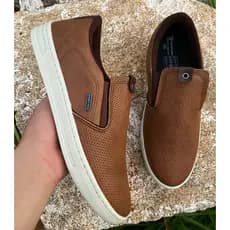 Sapatênis slip on masculino lançamento tenis casual super confortável