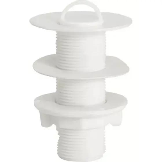 Valvula Lavatorio Plastica Amanco Branca Sem Ladrao 8 11887