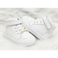 Tênis Infantil Cano Alto - CORES - DETALHE EM METAL DOURADO - FEMININO