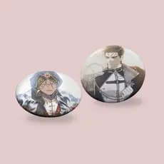 2 Bottons 3,2 cm Blossoms of the white night manhwa, Yaoi