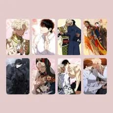 8 Photocards Blossoms of the white night manhwa, Yaoi