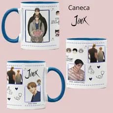 Caneca 325ml Jinx manhwa BL, yaoi | para presente