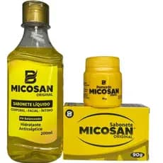 Micosan Pomada clareadora KIt 1 Pomada 1 Liquido 1 Barra Original de fábrica