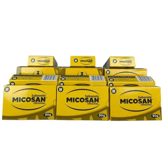 Sabonete Barra Micosan Clareador de Manchas 12 unidades Original de Fabrica